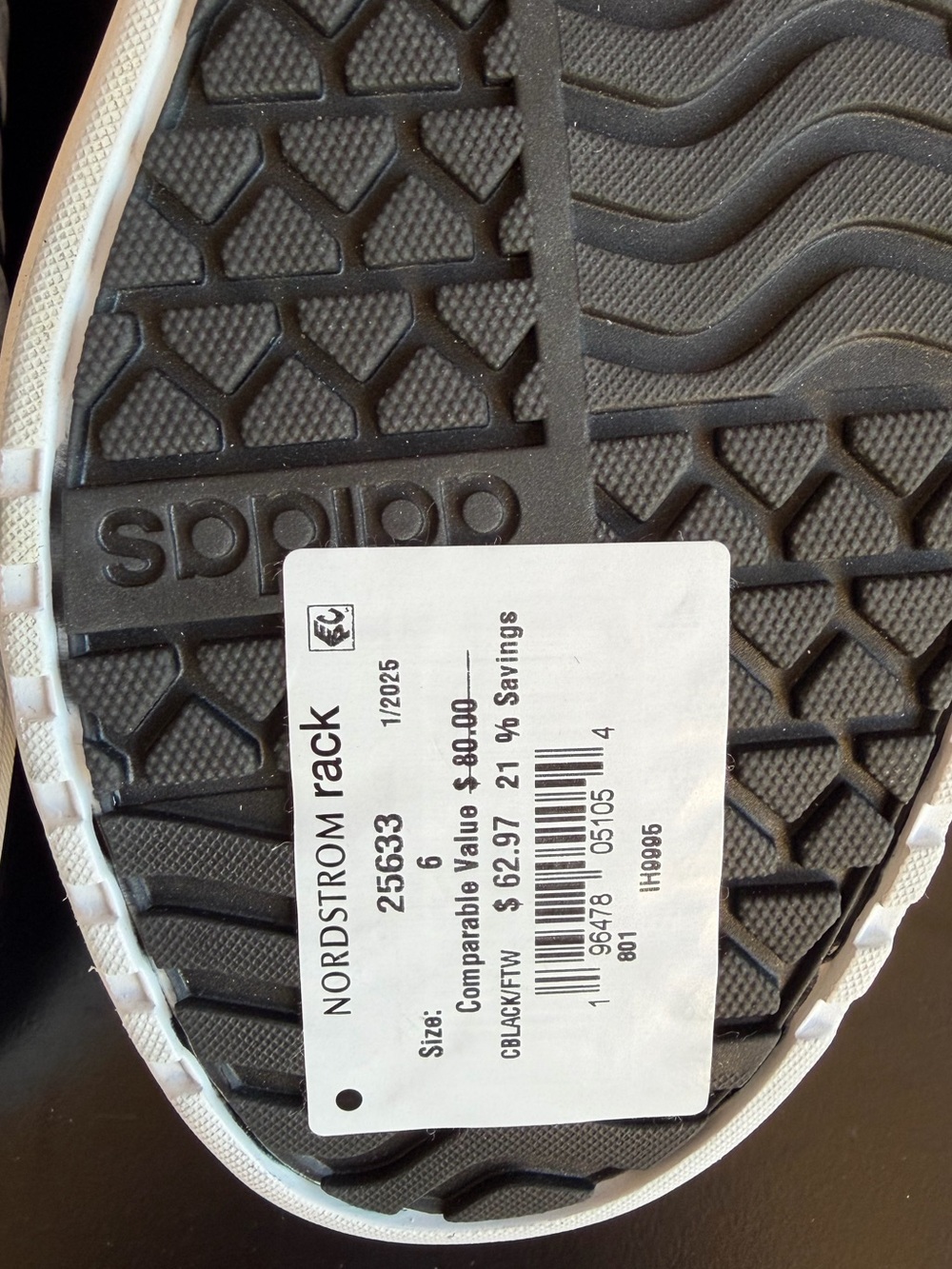 adidas VL Court Bold Core Black Cloud White Platform Sneakers Size 6 NWT - Picture 13 of 14